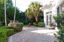 Double doors to Master Suite seen in distance
